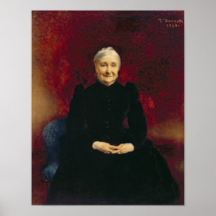 Madame Bonnat, the artist's mother, 1893 Poster