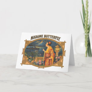 Madame Butterfly Card