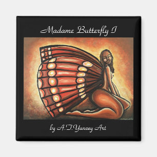 Madame Butterfly I Magnet