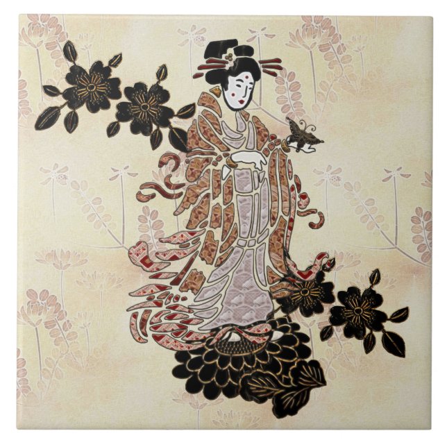 Madame Butterfly Tile (Front)