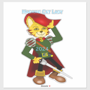 Madame Cat Lady 2024 for President Thunder_Cove