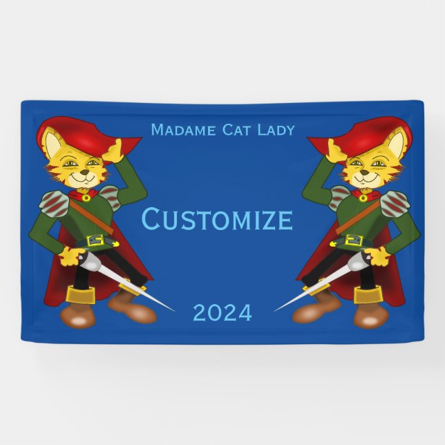 Madame Cat Lady 2024 for President Thunder_Cove  Banner (Horizontal)