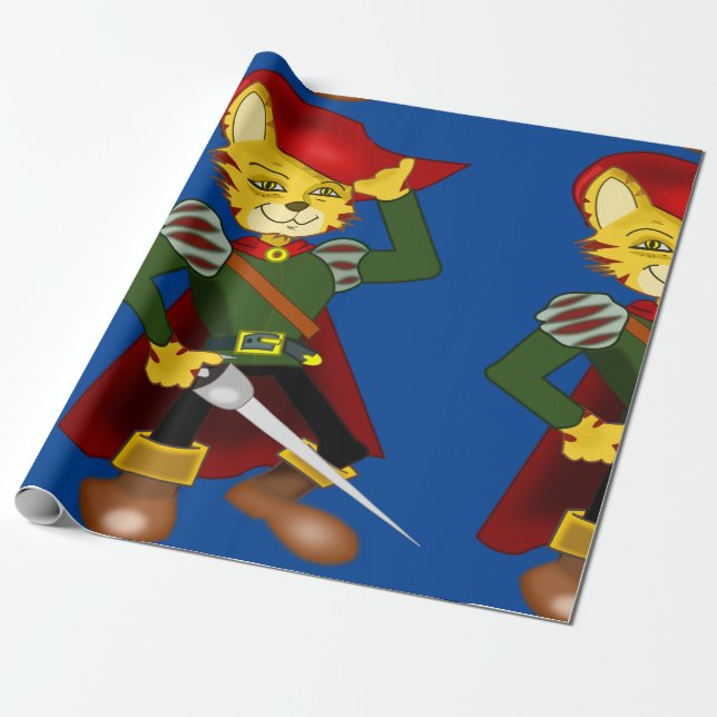 Madame Cat Lady 2024 for President Thunder_Cove  Wrapping Paper (Unrolled)