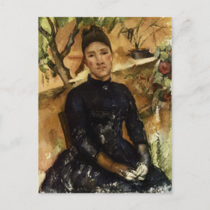 Madame Cezanne in the Conservatory Postcard