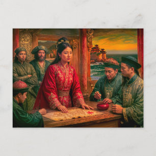 Madame Ching Pirate Queen Portrait Postcard