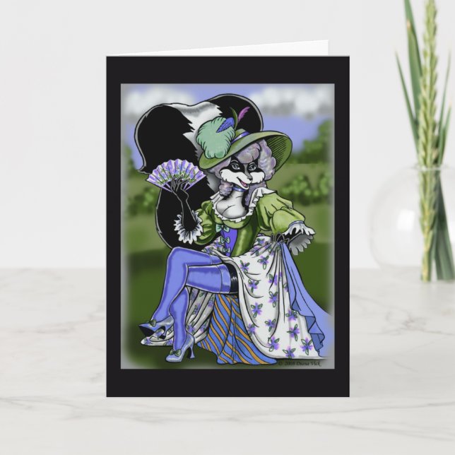 Madame De Pew Greeting Card (Front)