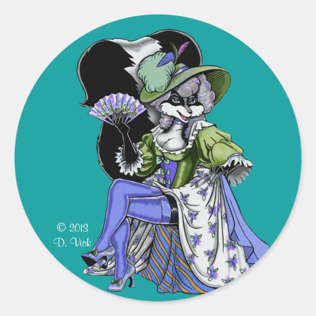 Madame de Pew Sticker (Front)