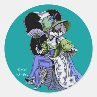 Madame de Pew Sticker