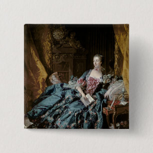 Madame de Pompadour, 1756 15 Cm Square Badge