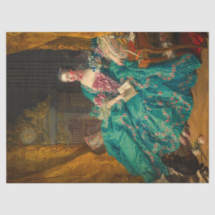 Madame de Pompadour by Francois Boucher Tissue Paper