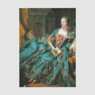 Madame de Pompadour by Francois Boucher Tissue Paper