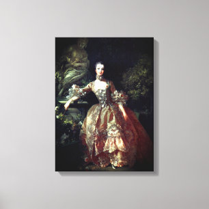 Madame de Pompadour - Francois Boucher - 1759. Canvas Print