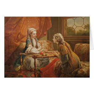 Madame de Pompadour in the role of fortuneteller