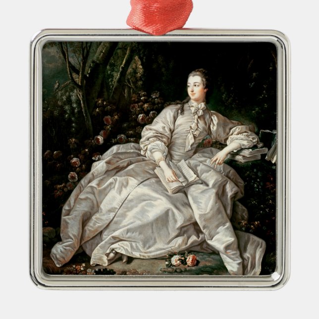 Madame de Pompadour Metal Tree Decoration (Front)