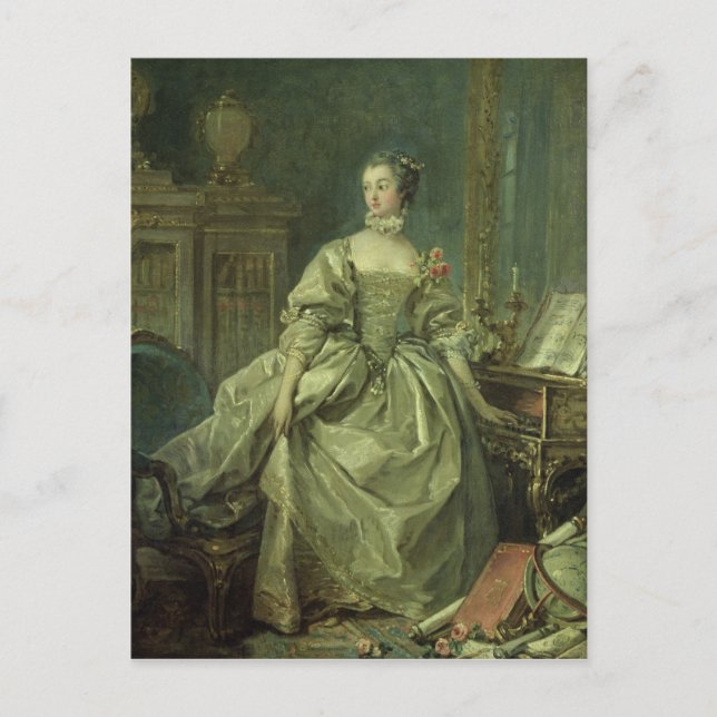 Madame de Pompadour Postcard (Front)