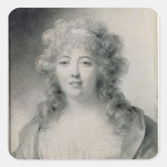 Madame de Stael  1810 Square Sticker (Front)