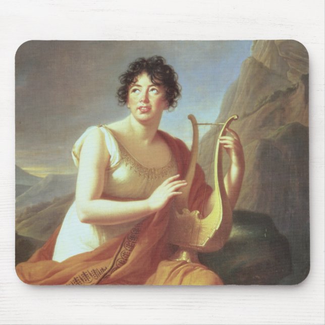 Madame de Stael as Corinne, 1809 Mouse Mat (Front)