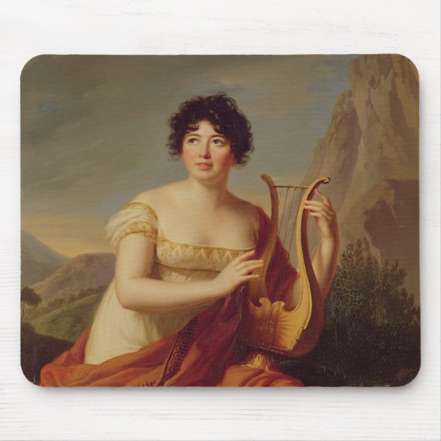 Madame de Stael as Corinne Mouse Mat (Front)
