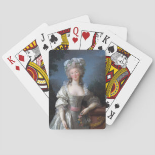 Madame du Barry 1782 by Elisabeth Brun Playing Cards