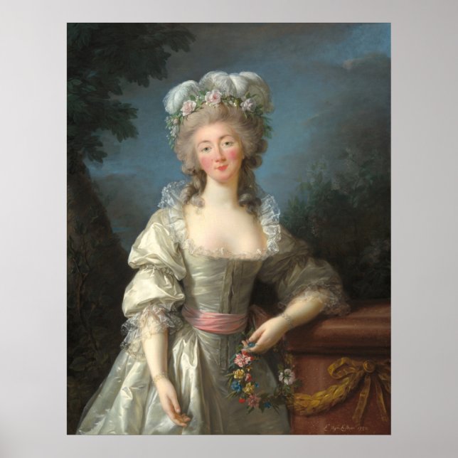 Madame du Barry - Élisabeth-Louise Brun Fine Art Poster (Front)