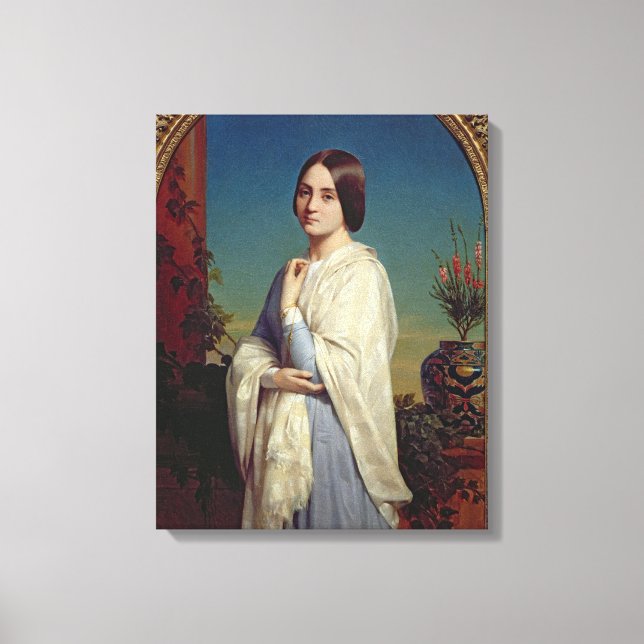 Madame Edouard Dubufe  1842 Canvas Print (Front)