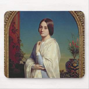 Madame Edouard Dubufe 1842 Mouse Mat