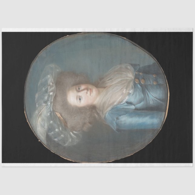 Madame Élisabeth de France Decoupage Paper (Front)