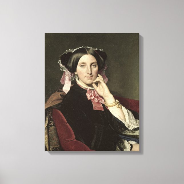 Madame Gonse, 1852 Canvas Print (Front)