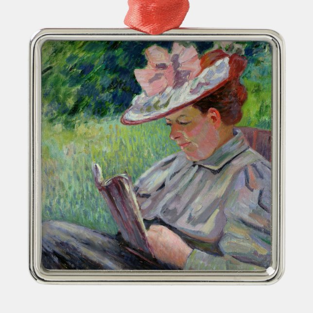 Madame Guillaumin, c.1895 (oil on canvas) Metal Tree Decoration (Front)
