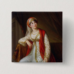 Madame Guiseppina Grassini  in the Role of 15 Cm Square Badge