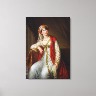 Madame Guiseppina Grassini  in the Role of Canvas Print