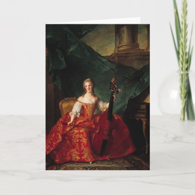 Madame Henriette de France in Court Card (Front)