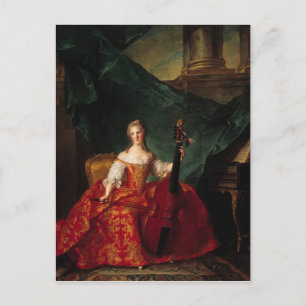 Madame Henriette de France in Court Postcard