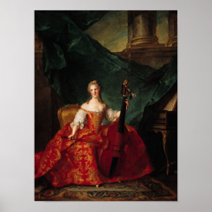 Madame Henriette de France in Court Poster