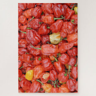 Madame Jeanette hot chili peppers Jigsaw Puzzle