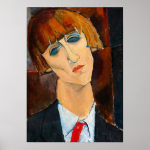 Madame Kisling, 1917 by Amedeo Modigliani Poster