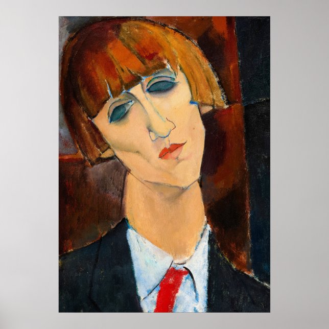 Madame Kisling, 1917 by Amedeo Modigliani Poster (Front)