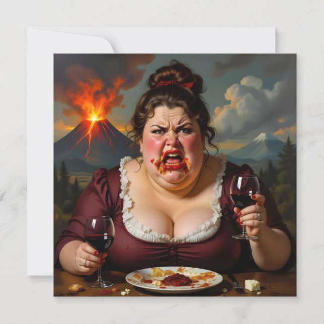 “Madame Lava-Cake”- She Blows At A Moments Notice (Front)