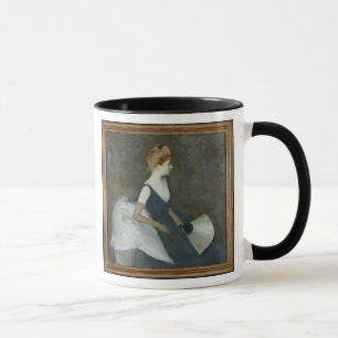 Madame Marthe Letellier Sitting on a Sofa Mug