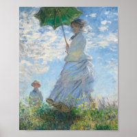 Madame Monet and Her Son (1875) Claude Monet Art