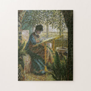 Madame Monet Monet Fine Art Jigsaw Puzzle