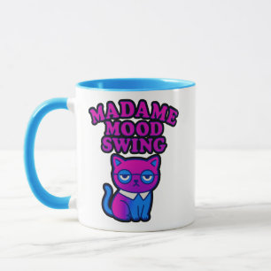 Madame Mood Swing – Funny Cat Mood Mug