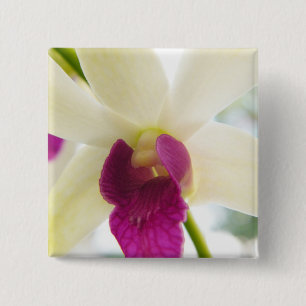 Madame Orchid 15 Cm Square Badge