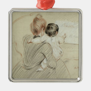 Madame Paul Helleu and her Daughter Paulette Metal Tree Decoration