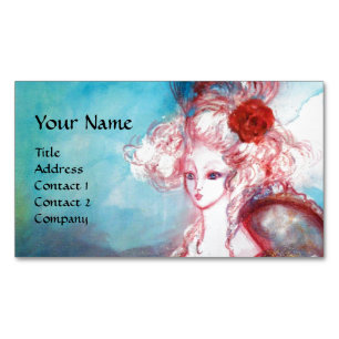 MADAME POMPADOUR ,Beauty,Salon,Spa ,Makeup Artist Magnetic Business Card
