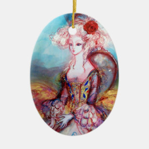 MADAME POMPADOUR CERAMIC TREE DECORATION