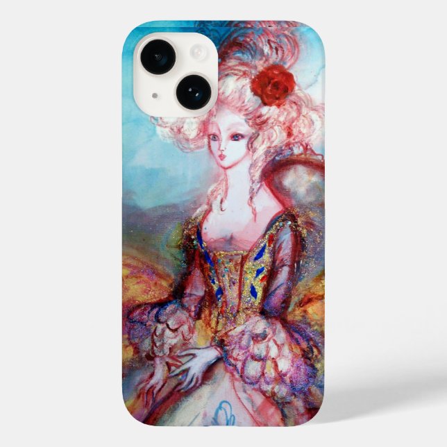 MADAME POMPADOUR ,Elegant Beauty Fashion Case-Mate iPhone Case (Back)