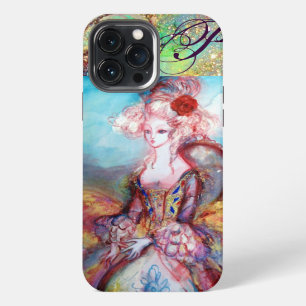 MADAME POMPADOUR , ELEGANT BEAUTY FASHION MONOGRAM iPhone 13 PRO MAX CASE