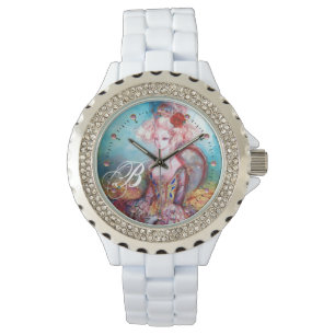 MADAME POMPADOUR ,ELEGANT BEAUTY FASHION MONOGRAM WATCH