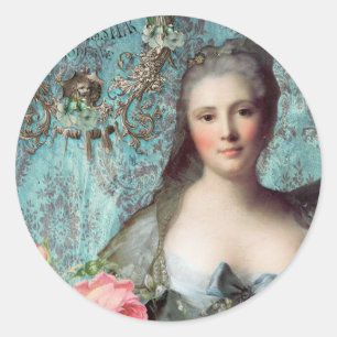 Madame Pompadour Envelope or Gift Seals